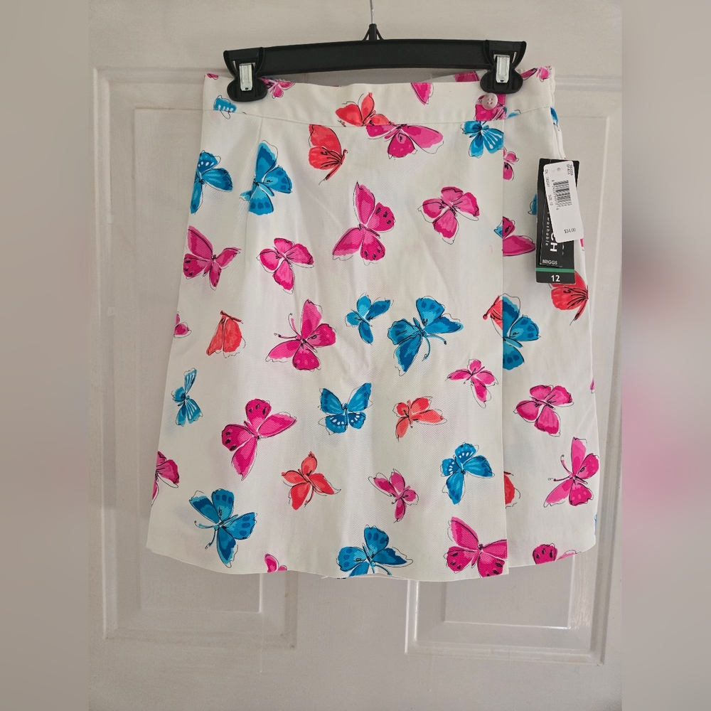 NWT Briggs New York Womens Summer Skort